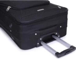 Decent Basic-Line Handbagage Trolley 53 Cm - Zwart -Tassen Kortingen Winkel 1200x925