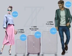 ©TROLLEYZ - Florence No.7 - Reiskoffer 69cm Met TSA Slot - Dubbele Wielen - 360° Spinners - 100% ABS - Reiskoffer In Cloudy Grey -Tassen Kortingen Winkel 1200x940 1