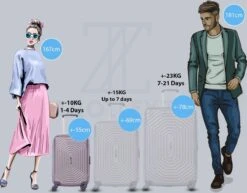 ©TROLLEYZ - Florence No.7 - Trolley - 55cm Met TSA Slot - Dubbele Wielen - 360° Spinners - 100% ABS - Handbagage Koffer In Cloudy Grey -Tassen Kortingen Winkel 1200x940