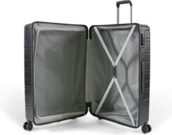 ©TROLLEYZ - Amsterdam No.9 - Reiskoffer 78cm Met TSA Slot - Dubbele Wielen - 360° Spinners - 100% ABS - Reiskoffer In Night Black 13 ©TROLLEYZ - Amsterdam No.9 - Reiskoffer 78cm Met TSA Slot - Dubbele Wielen - 360° Spinners - 100% ABS - Reiskoffer In Night Black -Tassen Kortingen Winkel 1200x941 1