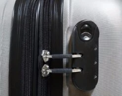 SB Travelbags 'Expandable' Handbagage Koffer 53cm 4 Wielen Trolley - Zilver -Tassen Kortingen Winkel 1200x942 1