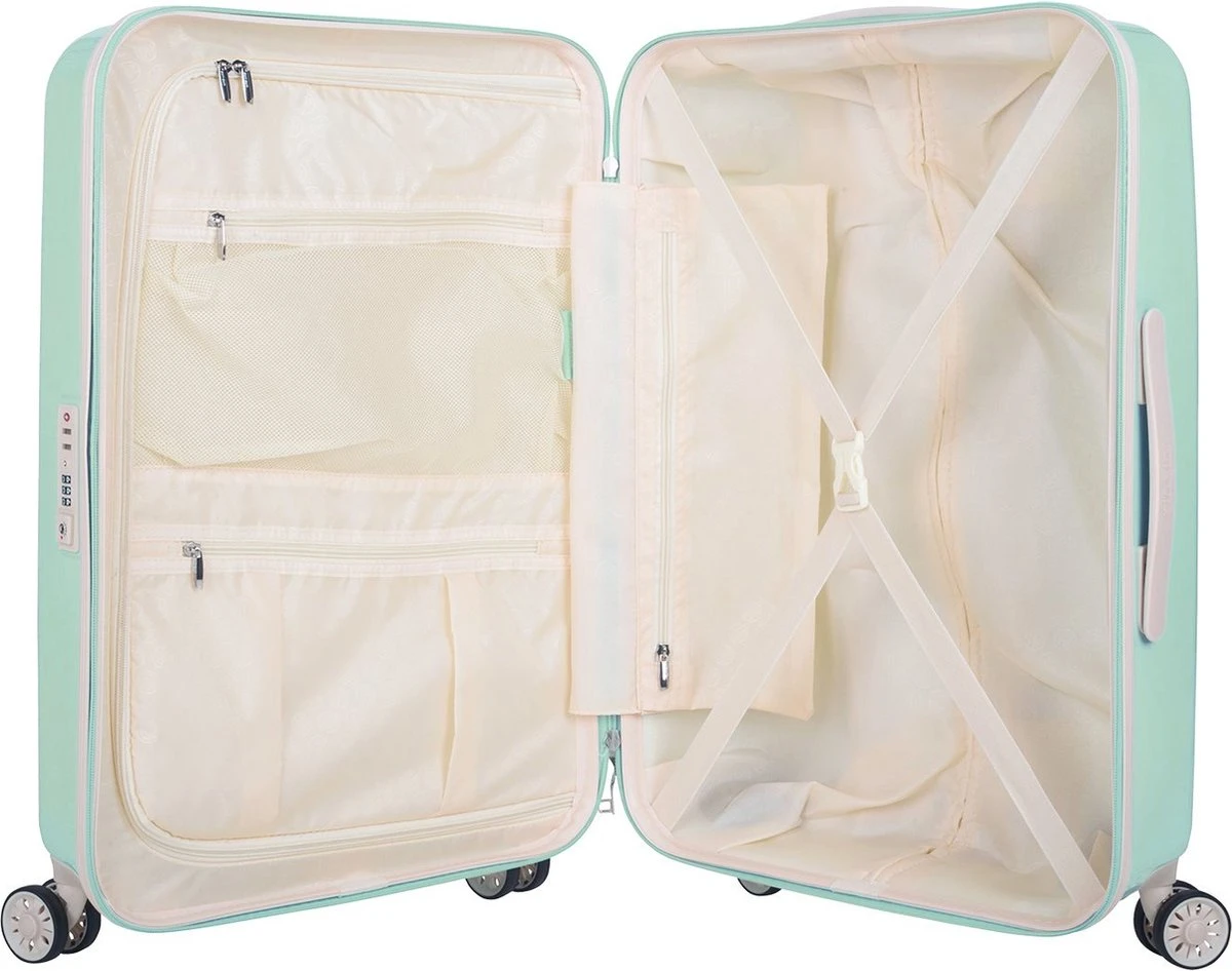 SUITSUIT - Fabulous Fifties - Luminous Mint - Reiskoffer (66 Cm) 5 SUITSUIT - Fabulous Fifties - Luminous Mint - Reiskoffer (66 Cm) - Afbeelding 3