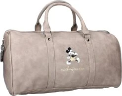 Disney Weekendtas Mickey Mouse 28 Liter Polyurethaan Taupe