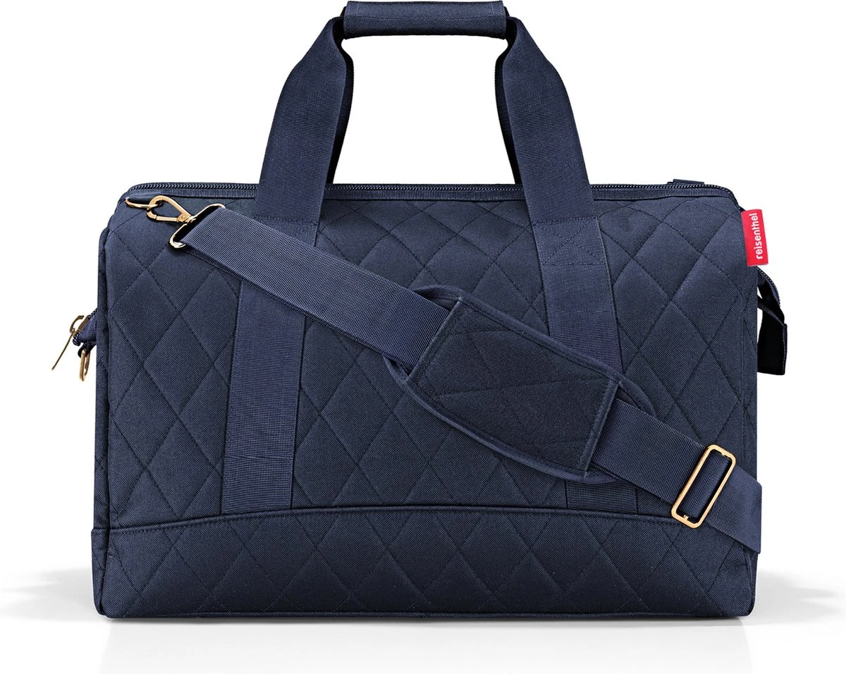 Reisenthel Allrounder L Reistas Sporttas - 30L - Rhombus Midnight Gold Blauw