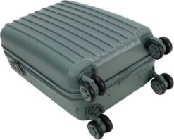 Decent Handbagage Koffer / Trolley / Reiskoffer - 55 Cm - 38 Liter - ABS - Tranporto - Groen -Tassen Kortingen Winkel 1200x965