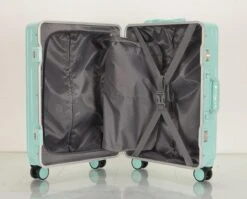 TOP AA Reis Kofferset - Trolleyset 3-delig Met TSA Slot Aluminum Frame, Kleine Cabine En Groot, ABS Luggage, (20+24+28 Inches 3 Pc Set), Roze/pink -Tassen Kortingen Winkel 1200x967 1