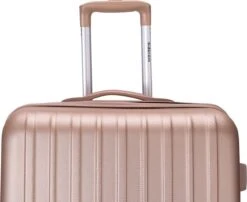 Decent Tranporto-One Reiskoffer 76 Cm - Zalmroze -Tassen Kortingen Winkel 1200x983