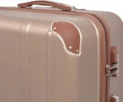 VidaXL Harde Rolkoffer Set Champagnekleurig 4-dlg -Tassen Kortingen Winkel 1200x995