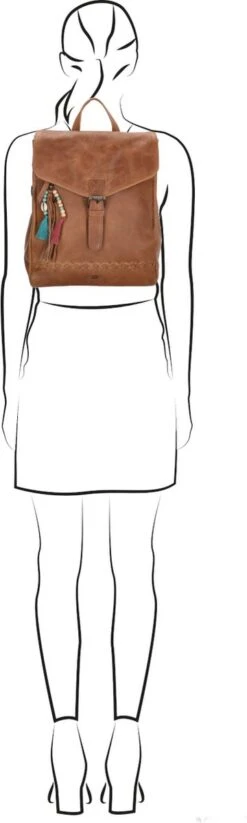 Micmacbags Friendship Rugzak - Bruin -Tassen Kortingen Winkel 360x1200