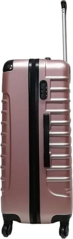 Castillo Quadrant 2 Delige ABS Kofferset (XL + S) - Rosé Gold -Tassen Kortingen Winkel 368x1200 2
