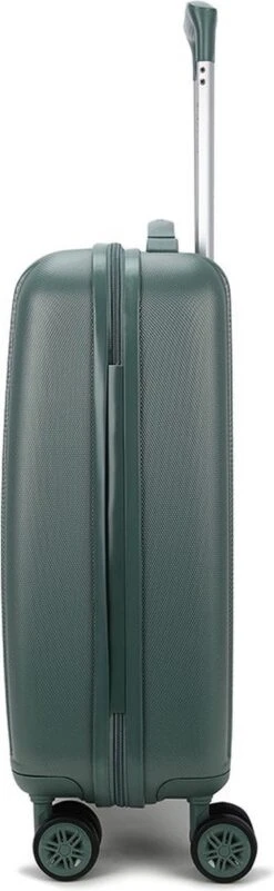 Decent Handbagage Koffer / Trolley / Reiskoffer - 55 Cm - 38 Liter - ABS - Tranporto - Groen -Tassen Kortingen Winkel 370x1200