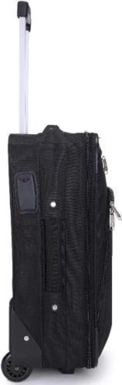 Decent Basic-Line Handbagage Trolley 53 Cm - Zwart -Tassen Kortingen Winkel 382x1200 1