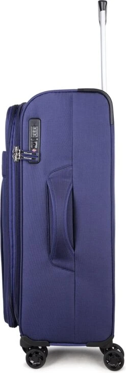 Decent D-Upright Handbagage Koffer - 55 Cm - TSA Slot - Donkerblauw -Tassen Kortingen Winkel 405x1200