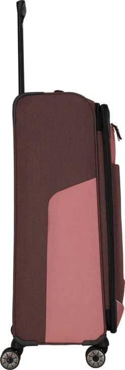 Travelite Zachte Koffer / Trolley / Reiskoffer - Viia - 77 Cm (XL) - Roze -Tassen Kortingen Winkel 406x1200 1