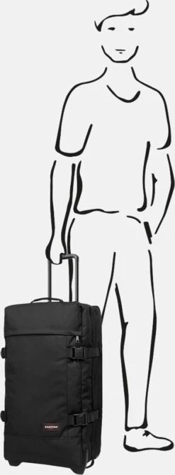 Eastpak TRANVERZ M Reiskoffer (67 X 35.5 X 30 Cm) - Black -Tassen Kortingen Winkel 443x1200 1