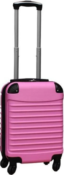 Travelerz Kofferset 3 Delig Met Wielen En Cijferslot - Handbagage Koffers - ABS - Licht Roze -Tassen Kortingen Winkel 443x1200 2
