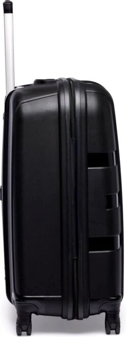 ©TROLLEYZ - Paris No.5 - Reiskoffer - 78cm Met TSA Slot - Dubbele Wielen - 360° Spinners - 100% Polypropyleen - Reiskoffer In Piano Black -Tassen Kortingen Winkel 449x1200 1