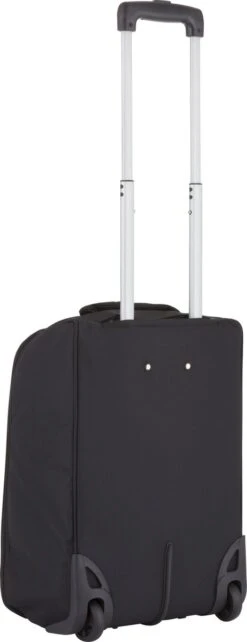 TravelZ Handbagage 42cm Underseat - Handbagagekoffer Opvouwbaar 1,5kg - Ultralicht - 2 Wiel - Zwart -Tassen Kortingen Winkel 462x1200