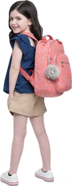 Kipling Seoul Go Small Laptoprugzak 13 Inch - Hearty Pink Met -Tassen Kortingen Winkel 470x1200 1