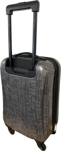 Leonardo Handbagage Koffer - 51x31x20 - Alle Vliegmaatschappijen - Hardcase - Cijferslot - Reiskoffer - Lichtgewicht Koffer - Grey -Tassen Kortingen Winkel 486x1200 1