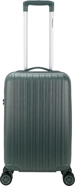 Decent Handbagage Koffer / Trolley / Reiskoffer - 55 Cm - 38 Liter - ABS - Tranporto - Groen -Tassen Kortingen Winkel 486x1200