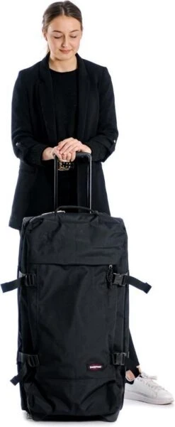 Eastpak TRANVERZ L Reiskoffer (79 X 40 X 33 Cm) - Black -Tassen Kortingen Winkel 493x1200