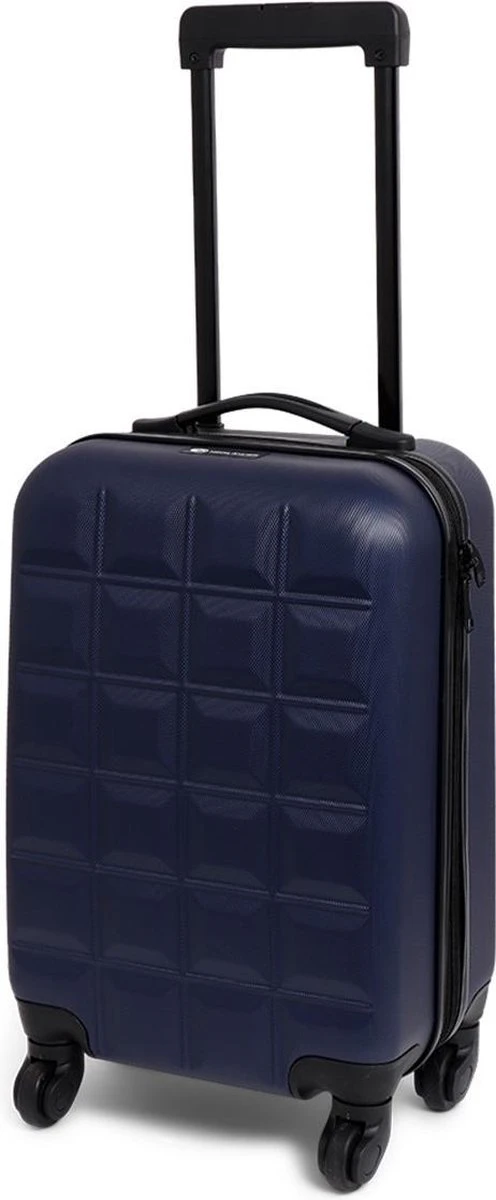 Norlander Squared Handbagagekoffer 37L - Reiskoffer Trolley - ECO Rpet - Blauw 7 Norlander Squared Handbagagekoffer 37L - Reiskoffer Trolley - ECO Rpet - Blauw - Afbeelding 5