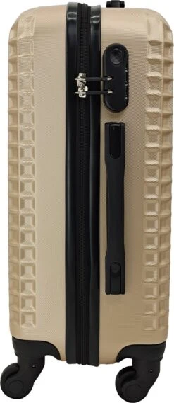 SB Travelbags Handbagage Koffer 51cm 4 Wielen Trolley - Champagne -Tassen Kortingen Winkel 521x1200 1