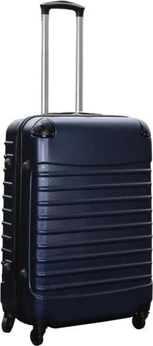 Travelerz Reiskoffer Met Wielen 69 Liter - Lichtgewicht - Cijferslot - Donker Blauw 3 Travelerz Reiskoffer Met Wielen 69 Liter - Lichtgewicht - Cijferslot - Donker Blauw