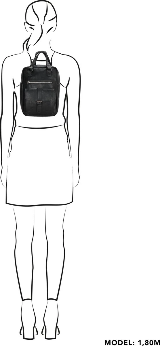 Beagles Carino Rugzak - Lichttaupe 7 Beagles Carino Rugzak - Lichttaupe - Afbeelding 5