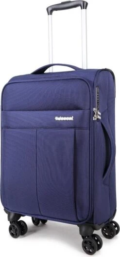 Decent D-Upright Handbagage Koffer - 55 Cm - TSA Slot - Donkerblauw -Tassen Kortingen Winkel 562x1200 1
