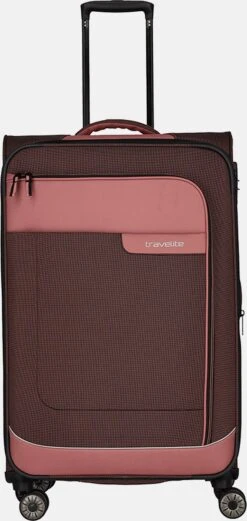 Travelite Zachte Koffer / Trolley / Reiskoffer - Viia - 77 Cm (XL) - Roze -Tassen Kortingen Winkel 569x1200 1