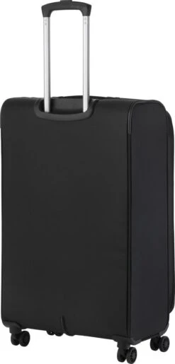 Travelz Softspinner TSA Reiskoffer 77cm - Zachte Reiskoffer Met Expander 104 + 16 Ltr - Zwart -Tassen Kortingen Winkel 575x1200 2