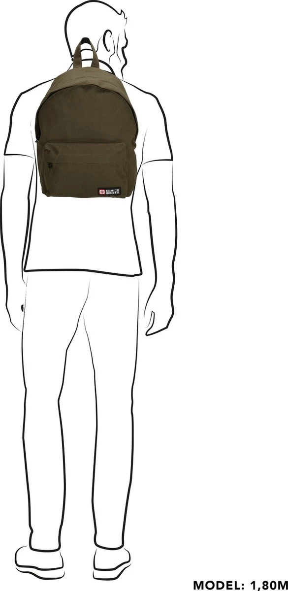 Enrico Benetti Amsterdam Rugzak - 54386 - Olijfgroen 8 Enrico Benetti Amsterdam Rugzak - 54386 - Olijfgroen - Afbeelding 6