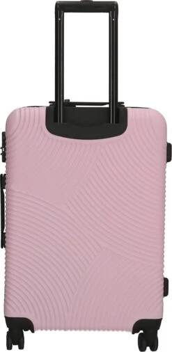 Enrico Benetti Koffer / Trolley / Reiskoffer - 65 X 41 X 25 Cm - 68 Liter - ABS - Maat M - Louisville - Roze -Tassen Kortingen Winkel 586x1200 3