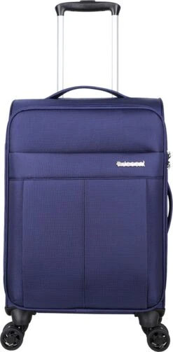 Decent D-Upright Handbagage Koffer - 55 Cm - TSA Slot - Donkerblauw -Tassen Kortingen Winkel 589x1200 1