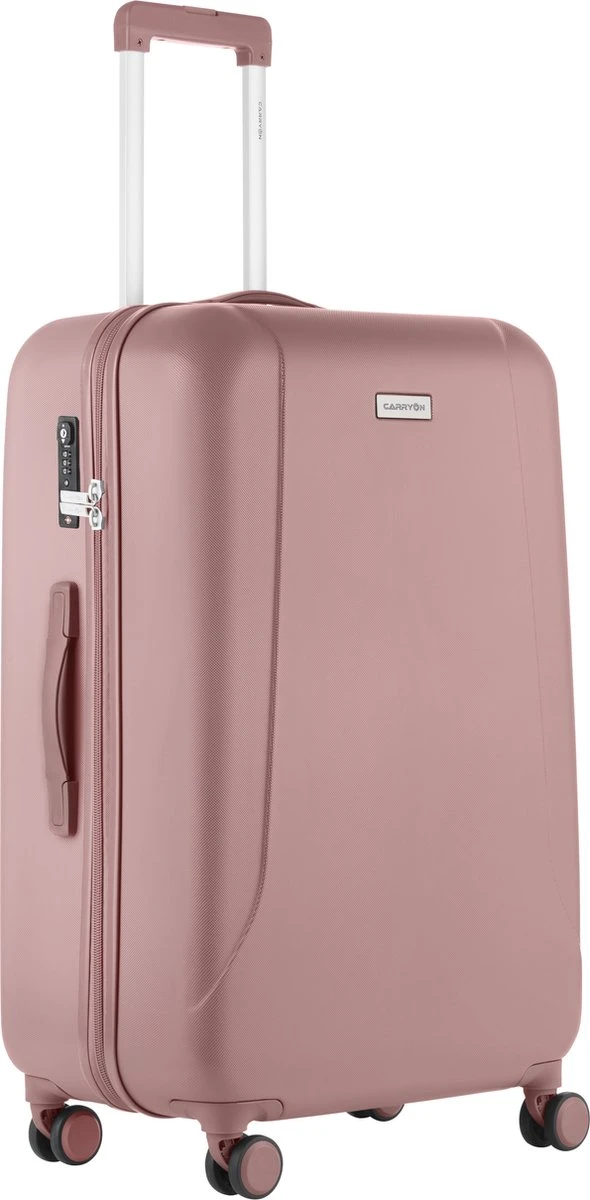 CarryOn Skyhopper Reiskoffer - 78cm TSA Trolley Met OKOBAN - Dubbele Wielen - Old Pink 3 CarryOn Skyhopper Reiskoffer - 78cm TSA Trolley Met OKOBAN - Dubbele Wielen - Old Pink