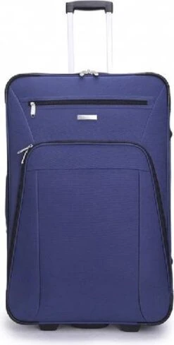 Decent Basic-Line Large Trolley 73 Cm - Donkerblauw -Tassen Kortingen Winkel 606x1200