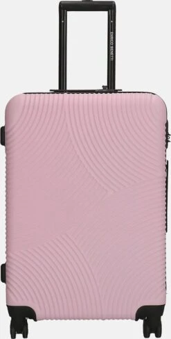 Enrico Benetti Koffer / Trolley / Reiskoffer - 65 X 41 X 25 Cm - 68 Liter - ABS - Maat M - Louisville - Roze -Tassen Kortingen Winkel 608x1200 5
