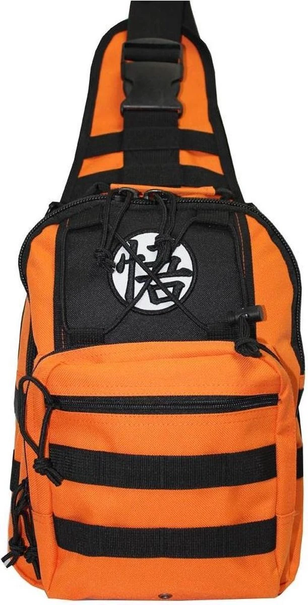 Dragonball Z - Sling Rugzak - Oranje - Hoogte 33cm 3 Dragonball Z - Sling Rugzak - Oranje - Hoogte 33cm
