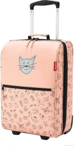 Reisenthel Trolley XS Kids Reiskoffer Kind - Maat XS - 12L - Cats&Dogs Rose Roze -Tassen Kortingen Winkel 613x1200