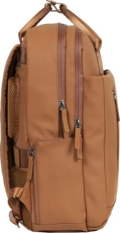 New Rebels® William - Rugtas - Bruin - Waterafstotend - 15.6151413121087 - 20L - 28x16x44cm - Rugzak / Backpack -Tassen Kortingen Winkel 622x1200 9