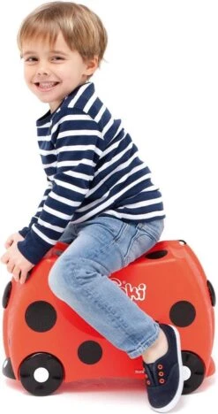 Trunki Ride-On Handbagage Koffer 46 Cm - Lieverheersbeestje Harley -Tassen Kortingen Winkel 633x1200 1