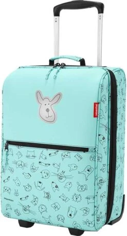 Reisenthel Trolley XS Kids Reiskoffer Kind - Maat XS - 12L - Cats&Dogs Mint -Tassen Kortingen Winkel 644x1200