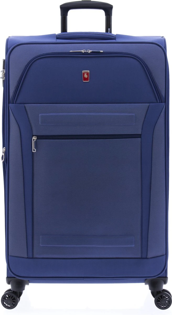 Gladiator Siroco L Grote Koffer 78 Cm - 115 Liter - Expandable - TSA Slot - Blauw 4 Gladiator Siroco L Grote Koffer 78 Cm - 115 Liter - Expandable - TSA Slot - Blauw - Afbeelding 2