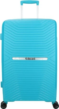 Decent CROSS-ONE PP Trolley 76 Cm - 94 Liter - TSA Slot - Lightblue -Tassen Kortingen Winkel 657x1200