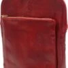 Bestleder – RZ30017 – Rood - Echt Leren - 2 In 1 - Schoudertas – Rugzak - Stevig - Hoge Kwaliteit Italiaans Leer- Rood -Tassen Kortingen Winkel 658x1200 2