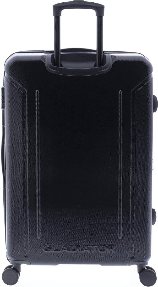 Gladiator Tropical Grote Koffer Expandable - 77 Cm - 105/117 Liter - Zwart 5 Gladiator Tropical Grote Koffer Expandable - 77 Cm - 105/117 Liter - Zwart - Afbeelding 3