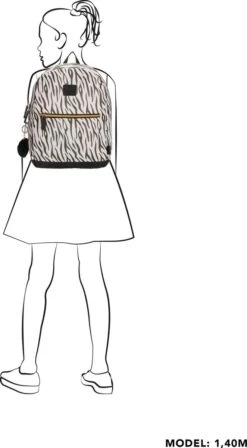 Beagles Originals Cool Originals Rugzak 13,3 Inch (29,4x16,6 Cm.) - Tijger Wit -Tassen Kortingen Winkel 662x1200 2