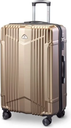 Tesla - Kofferset - 3-delig - 4 Wielen - Cijferslot - Goud 15 Tesla - Kofferset - 3-delig - 4 Wielen - Cijferslot - Goud -Tassen Kortingen Winkel 664x1200 5